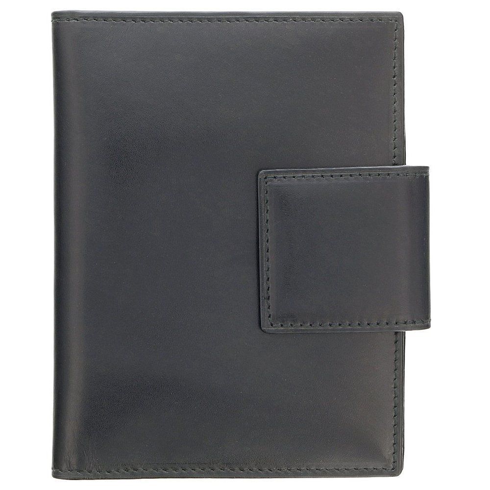 Damaged Very Good Condition Prada Black Leather Notebook/Passport Holder